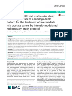 BioPro-RCMI-1505 Trial Multicenter Study Evaluating The Use of A Biodegradable Balloon For The Treatment of Intermediate Risk Prostate Cancer by Intensity
