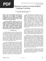 Attitudes of Maranao Learners Towards English Language Learning