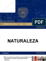 Intensivo 1-2-3-4 - T1 Naturaleza y Trabajo - Prof. Dennis La Cotera