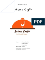 Proposal Usaha Arion Cafe