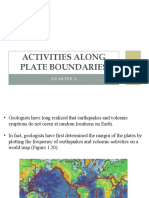 Activities Along Plate Boundaries