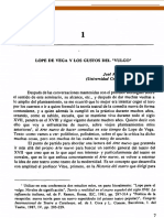 Lope de Vega Y Los Gustos Del "Vulgo": José María Diez Borque (Universidad Complutense de Madrid)