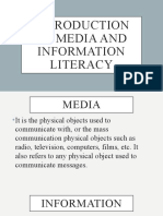 Introduction To Media and Information Literacy