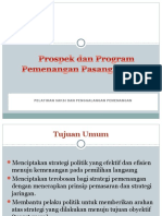 Prospek & Program Pemenangan Pasangan Calon