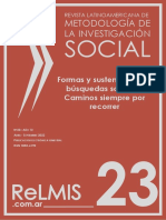 Perez Riposio. Aplicacion de La Teoria Fundamentada en Una Investigacion Sobre Travestis y Mujeres Trans Sudamericanas Que Residen en El AMBA