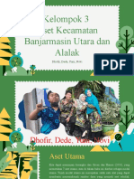 Presentasi Pendidikan Hijau, Biru Dan Kuning Datar Grafis Bentang Alam Dan Daratan