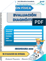 Evalución Diagnóstica 3° y 4° Secundaria 2023