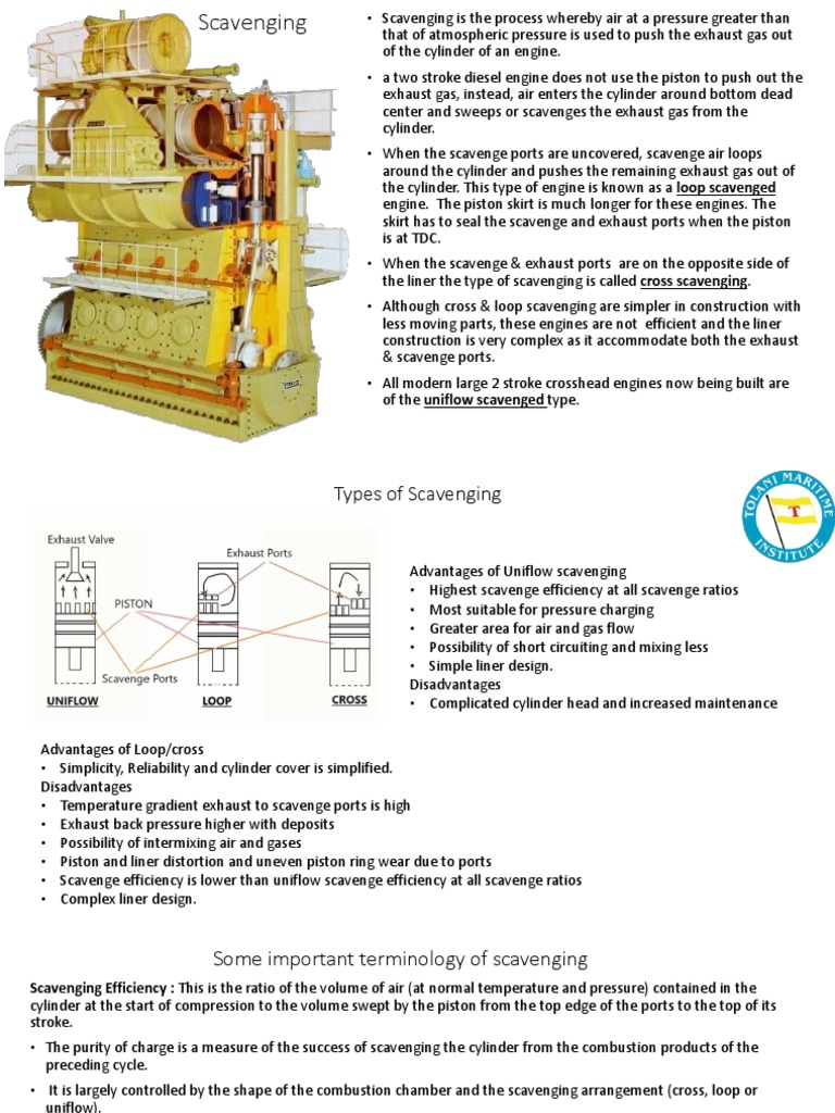 Scavenging Systems in Marine Engines | PDF | Internal Combustion Engine ...