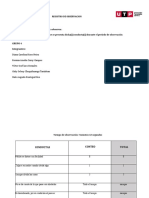 Registro de Observación Sistematica