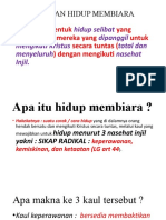 D Panggilan Hidup Membiara