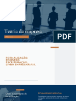 Teoria Da Empresa - Anotação