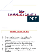 4 Kanamalarda Ilkyardım