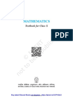 Complete Class 10 NCERT Maths Book 2023-24