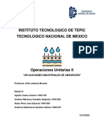 Aplicaciones Industriales de Absorción