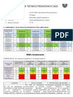 5to B Informe Tecnico Pedagogico-Primaria 2022