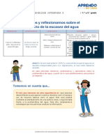 EDA 5 - COMUNICACION 1° 2° - ACTIVIDAD 2 - Leemos Sobre La Escasez Del Agua