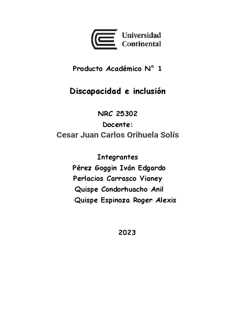 Discapacidad e Inclusión a lo Largo de la Historia | PDF | Invalidez ...