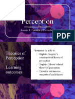 l4 Theories of Perception