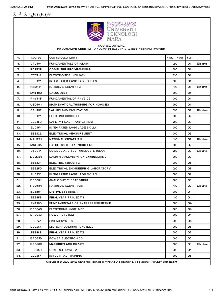 Study Plan | PDF | Science & Mathematics | Computers