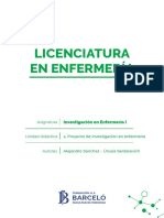 Proyecto de Investigación en Enfermería.