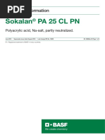 Sokalan PA Types Overview and Properties | PDF | Calcium | Detergent