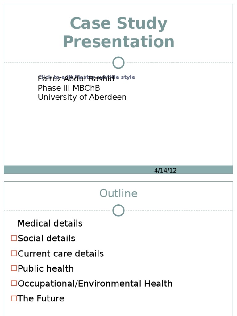 Osteoarthritis Case Study Presentation | PDF | Arthritis | Osteoarthritis