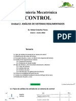 CONTROL Mecat - U2. Analisis de Sistemas Realimentados