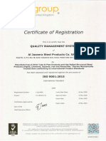 Certificates ISO 9001 AL JAZEERA STEEL-1