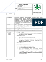 Sop AUDIT INTERNAL