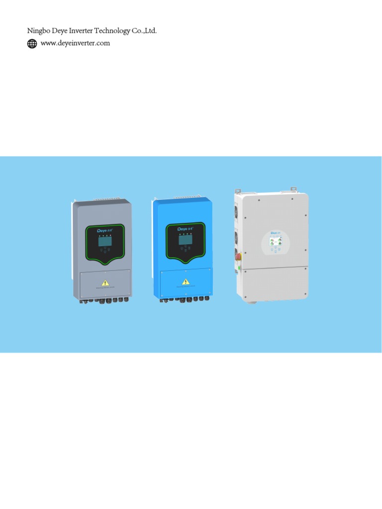 Data Sheet Inversor Hibrido Garantia Deye PDF