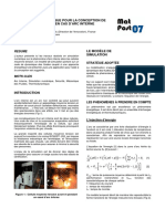 La Simulation Numerique Pour La Conception de Cellules Securisees en Cas D'arc Interne