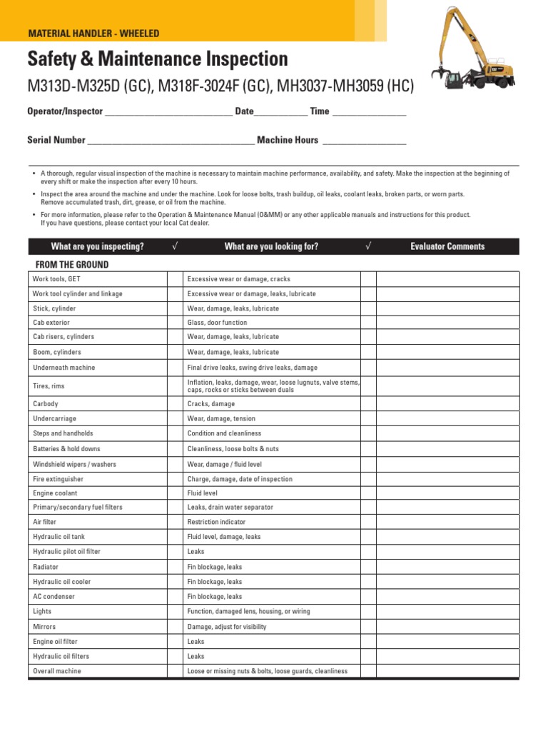 MH - Wheel - Safety & Maint. Inspection | PDF | Vehicle Technology ...