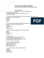 Examen de Geografia Primer Trimestre