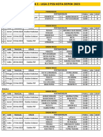 Schedule Liga 1 Dan Liga 2 Pssi Kota Depok 2023