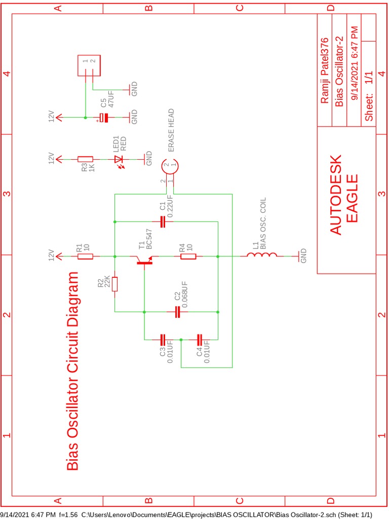 Bias Oscillator With Single Transistor PDF Electronic Engineering