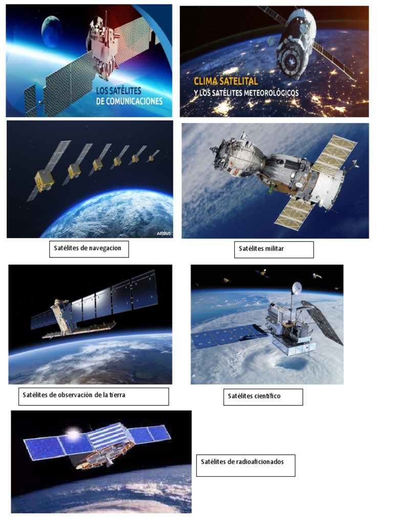 Tipos de satélites y sus funciones | PDF | Historia