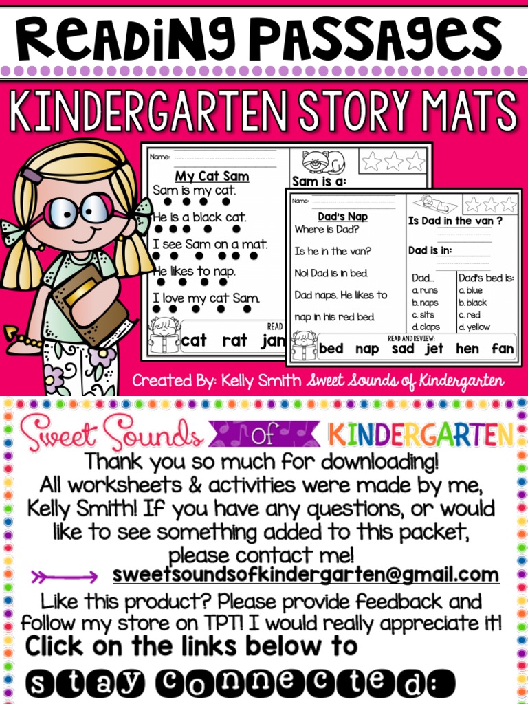 READING COMPREHENSION FOR KINDERGARTEN PDF FREE intelligence overview