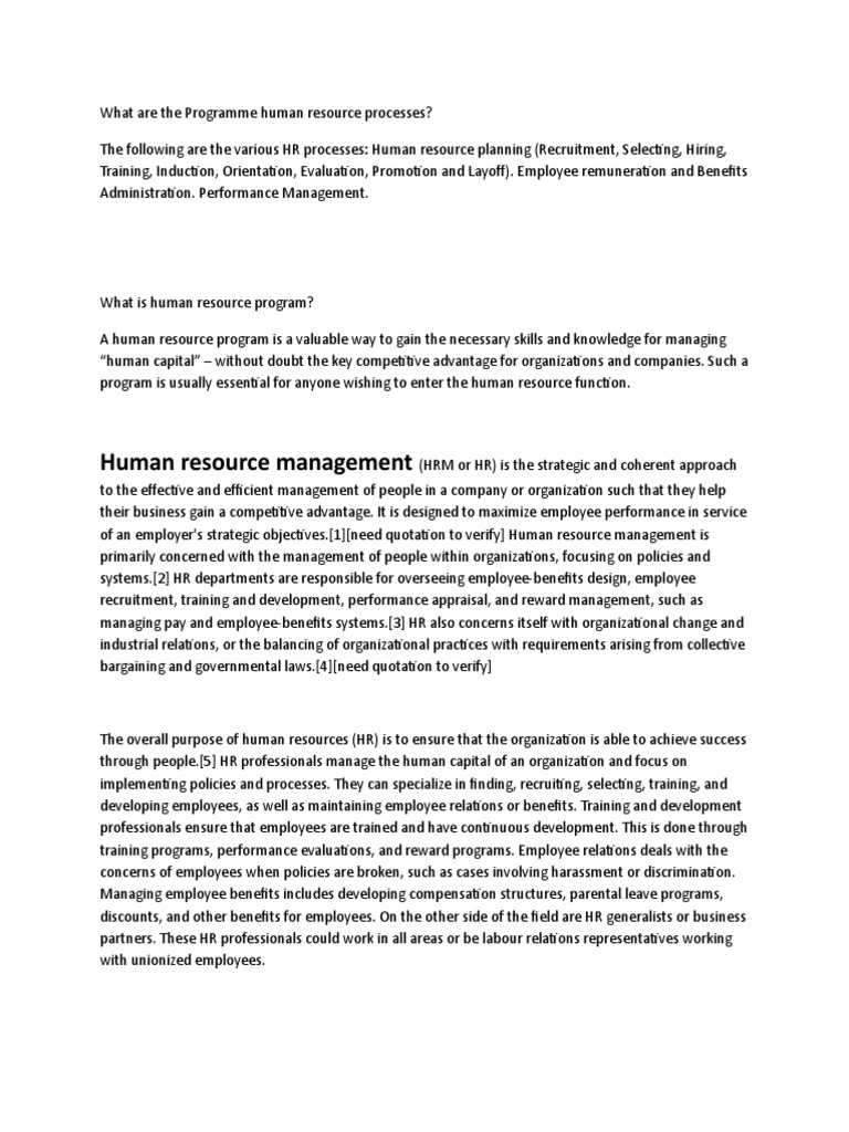 Pub3712 Assignment 5 Notes | PDF | Human Resource Management | Human ...