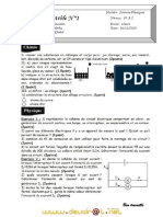 Devoir de Contrôle N°1 - Physique - 1ère AS  (2010-2011) Mr dellali