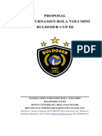 Proposal Buldoser Cup