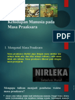 3.2 Masa Kehidupan Manusia Pada Masa Praaksara