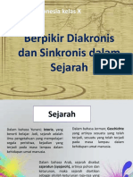 konsep berpikir diakronis