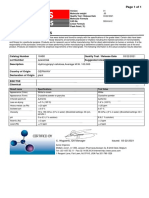 Hydroxypropylcellulose Certificado