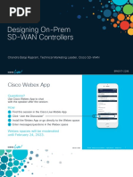 Designing On-Prem SD-WAN Controllers-2023