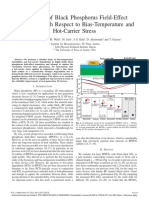 Reliability of Black Phosphorus Field-Effect Transistors With Respect To Bias-Temperature and Hot-Carrier Stress