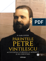 Preotul Petre Vintilescu-Activitatea Liturgică, Academică Și de Cercetare