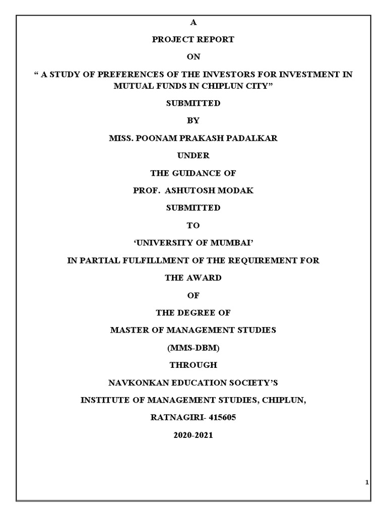 Mutual Fund SYMMS Poonam Padalkar Download Free PDF Investment Fund