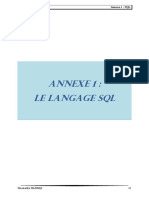 Initiation Au Langage SQL