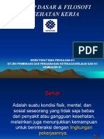 Prinsip Dan Filosofi Kesehatan Kerja