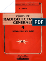 Cours de RadioÉlectricité Générale T4 Propagation - P. DAVID - (1955)